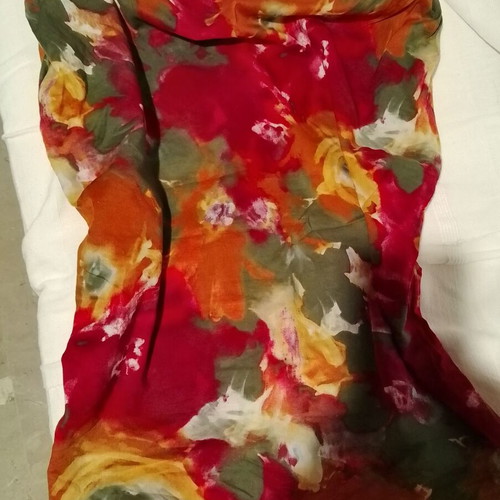 Sisley blouse top like new, size L, multicolor