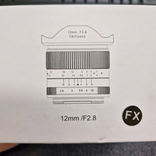 Φακός 7Artisans 12mm f2.8 ευρυγώνιος για Fuji σαν καινούργιος
