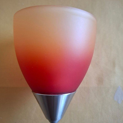 Table lamp like new with gradient glass lighting
