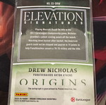 Panini Origins Euroleague Drew Nicholas Green Elevation Auto /5