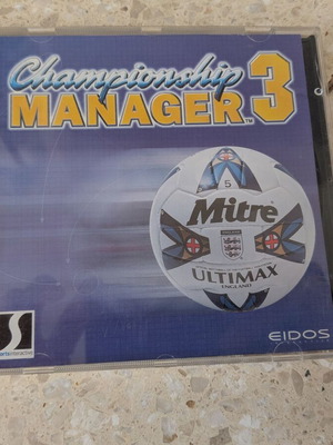 Championship Manager 3 PC game used, season 1998/99