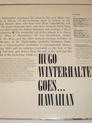 Hugo Winterhalter Goes Hawaiian vinyl record used