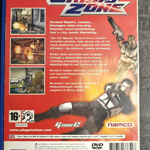 Crisis Zone PS2 used, complete set