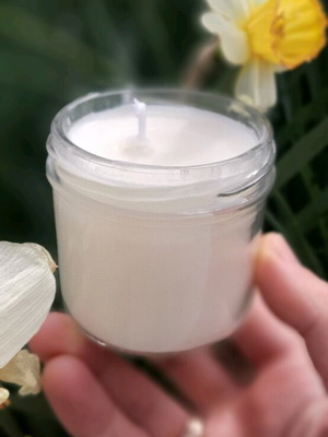 Κερί σόγιας καινούργιο με άρωμα Vanilla Tobacco φυτικό αρωματικό