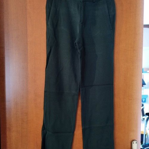 Zara women's green pants size S like new, masculine style
