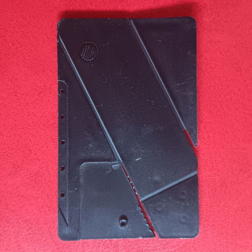 Cardsharp card cutter used, credit card size