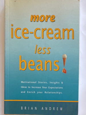 More Ice-cream Less Beans book used in English