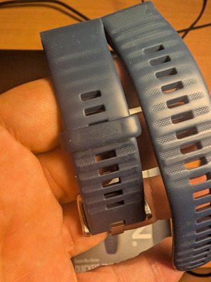 Garmin QuickFit 22 Silicone Strap Captain Blue 22mm like new