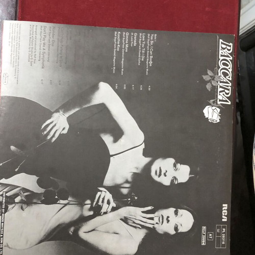 Baccara Baccara vinyl album 1977 disco classic