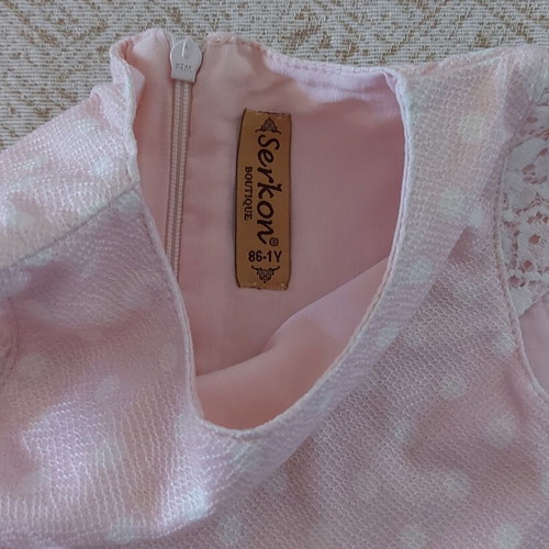 Dress with lace for 12-18 months, like new