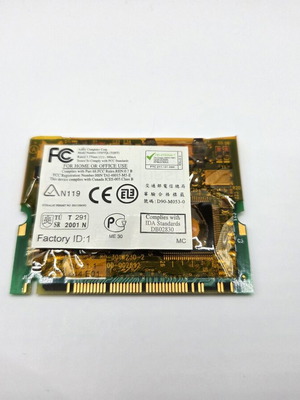 Internal 56K Modem 1456VQL1 Mini PCI like new
