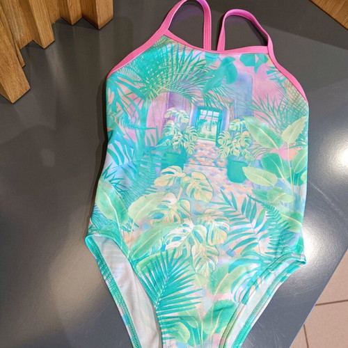 Funkita swimsuit for 10-year-old girl like new, multicolored