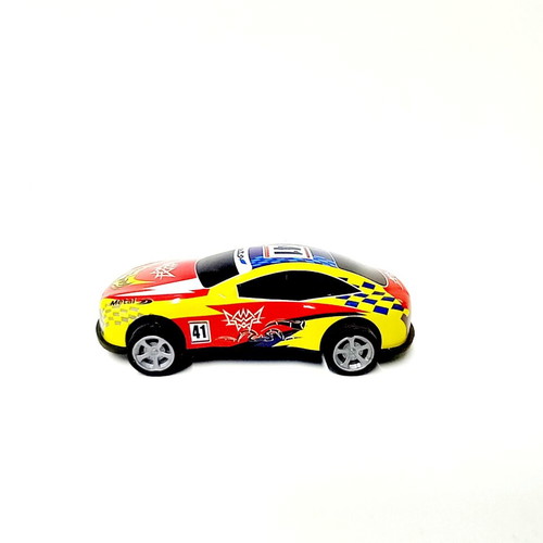 Pull Back Racing Cars set of 4 used, die-cast metal