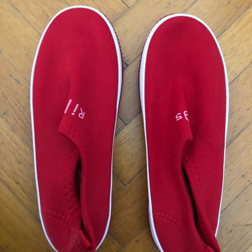 Neoprene red non-slip shoes size 35 new