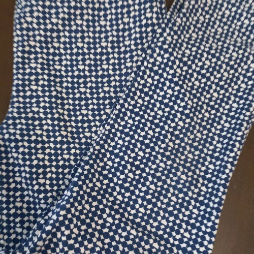 Zara women's pants white and blue like new, size S