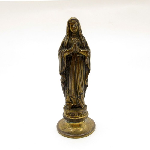 Vintage Virgin Mary Statue Beauraing Belgium circa 1950–1960