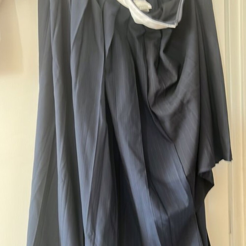 Zara skirt no S with blue and black colors, new, blouse included