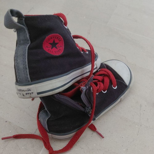 All Star Converse shoes size 25 used dark blue