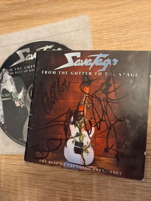 Savatage From The Gutter To The Stage CD μεταχειρισμένο με αυτόγραφα