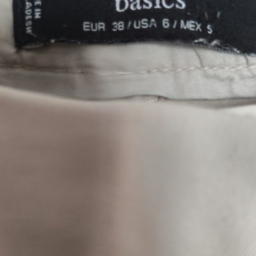 Mango women's fabric pants size 38 beige like new
