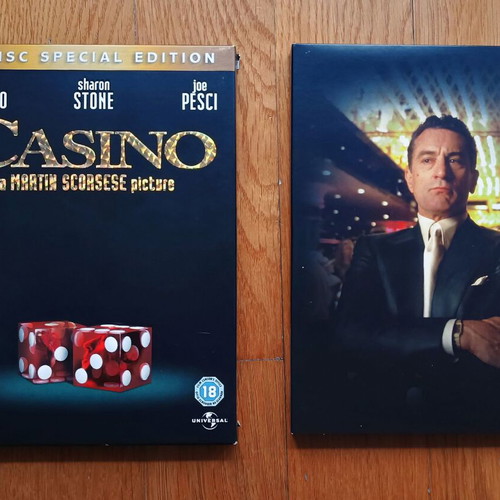 Casino DVD μεταχειρισμένο, 2 δίσκοι, χωρίς ελληνικούς υπότιτλους