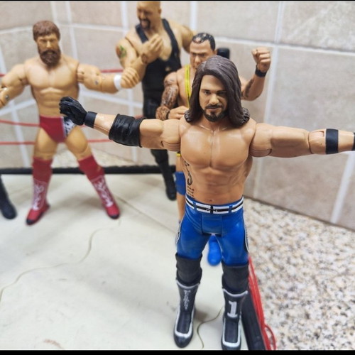 WWE Flex Force Breakdown Ring 2010 with 8 figures