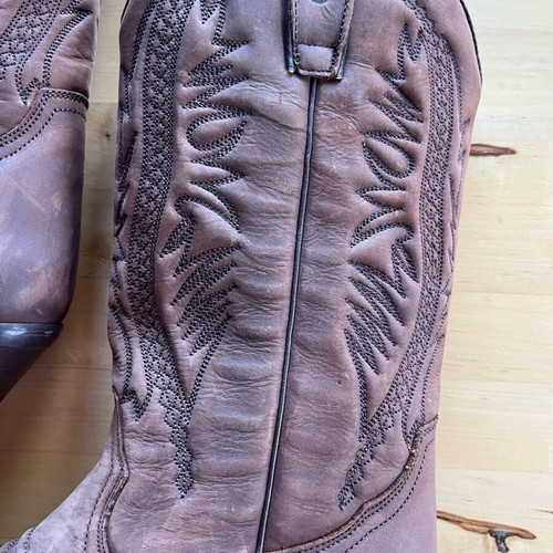 Santiago cowboy boots like new, brown, size 37.5