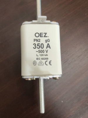 Ασφάλεια μαχαιρωτή OEZ PN2 350A 500V 120ka καινούργια