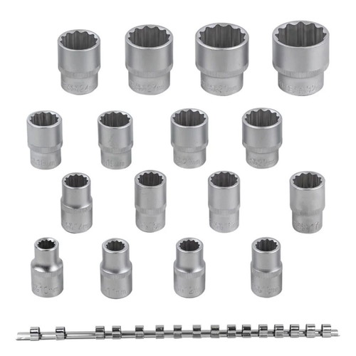 RockForce socket set 12 pieces 16 parts new