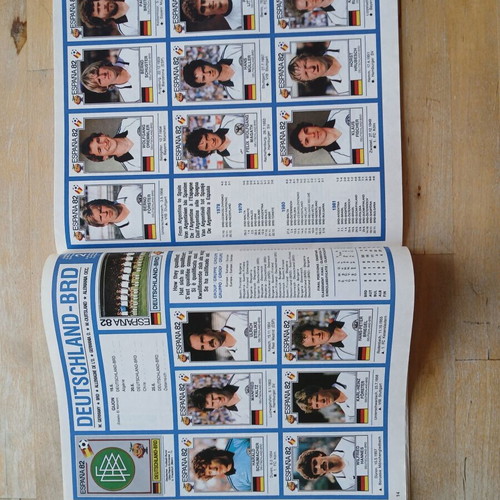 Panini Espana 1982 Official Reprint Album like new