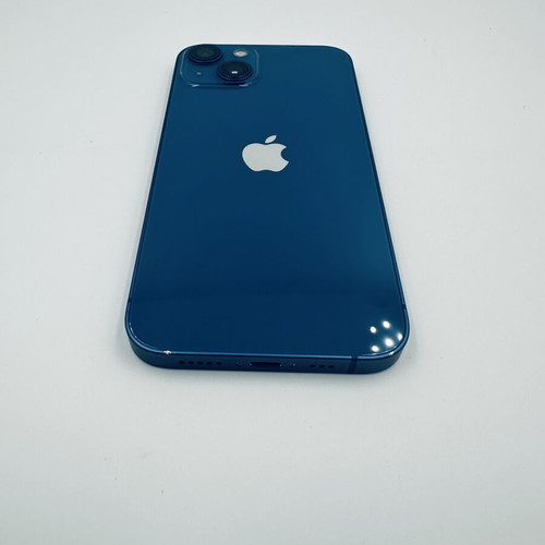 iPhone 13 Blue like new with 100% battery, charger and cable