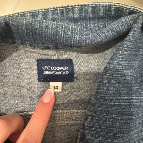 Y2K denim jacket Lee Cooper like new, blue multicolor XS-S