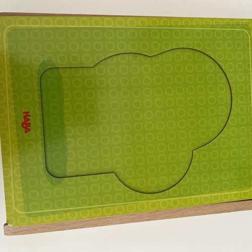 Haba wooden educational puzzle toy with professions