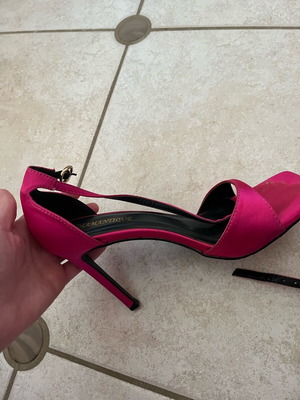 Pink heels used, size 37