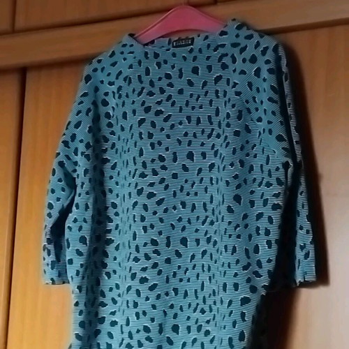 Veraman blouse with leopard print like new, size L