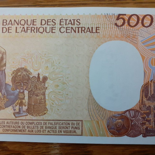 Congo 500 Francs 01.01.1991 new