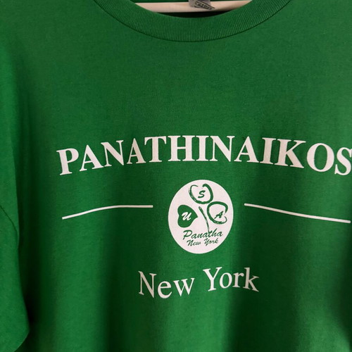 T-shirt Panathinaikos New York Club συλλεκτικό, σαν καινούργιο, μέγεθος XL πράσινο