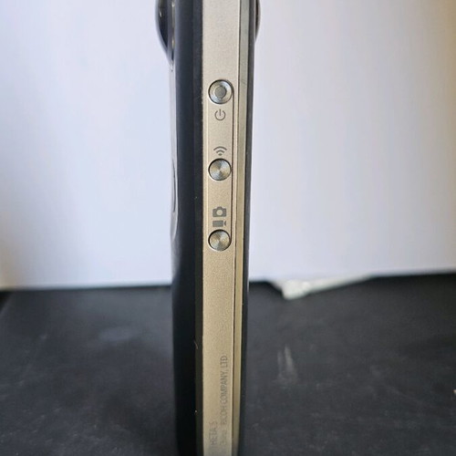 Ricoh Theta S camera used with waterproof and fabric case