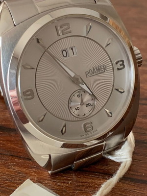 Roamer Golden Days Sapphire men's watch new, silver and white