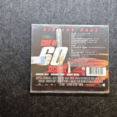 Gone In 60 Seconds soundtrack CD used