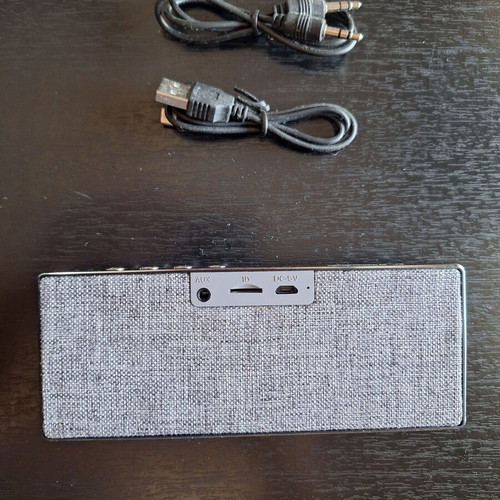 NOD B.FAB Bluetooth speaker 2 x 5 W, microSD, Aux-In 3.5mm, grey