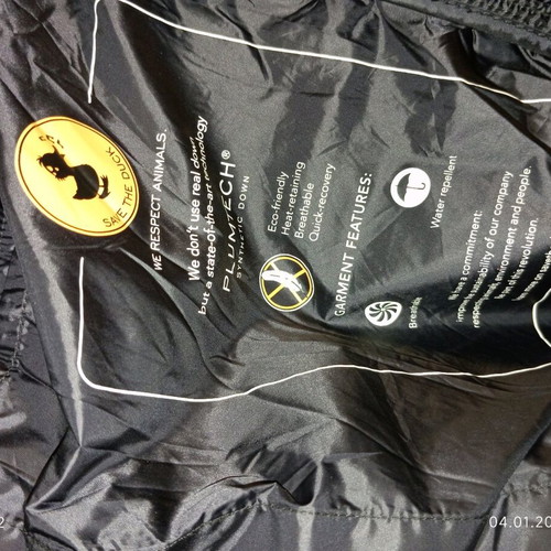 Save The Duck man jacket size L like new, black