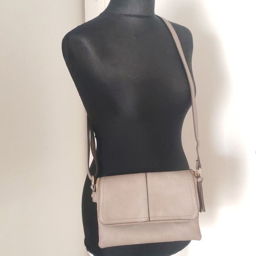 Oasis Taupe Crossbody and Shoulder Bag like new