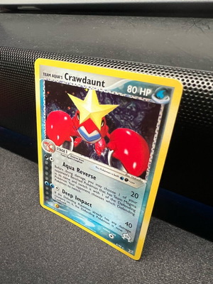 Κάρτα Team Aqua's Crawdaunt Pokemon TCG σαν καινούργια