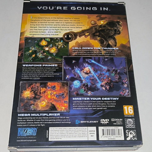 Starcraft II Wings of Liberty PC like new