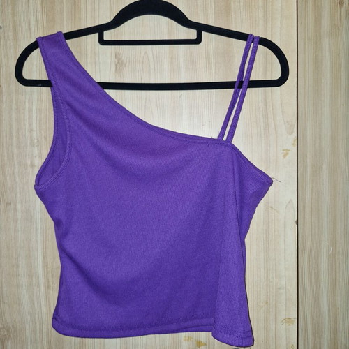 Sleeveless top new, purple, size L