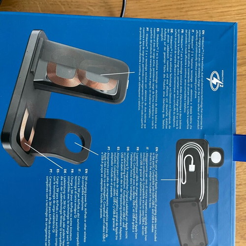 Cellular Line Trio Wireless Charger like new for Apple products