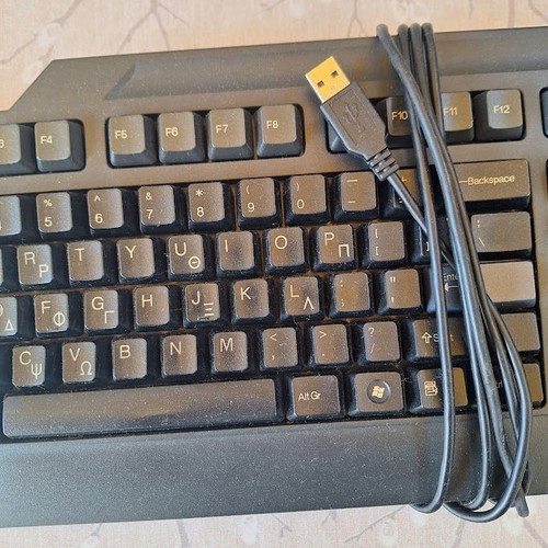 Lenovo Wired Keyboard KU-0225 and Optical Mouse Set like new