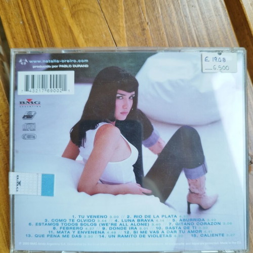 Natalia Oreiro CD original, sealed