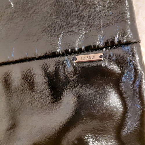 Toi&Moi skirt used, size Medium, black synthetic leather